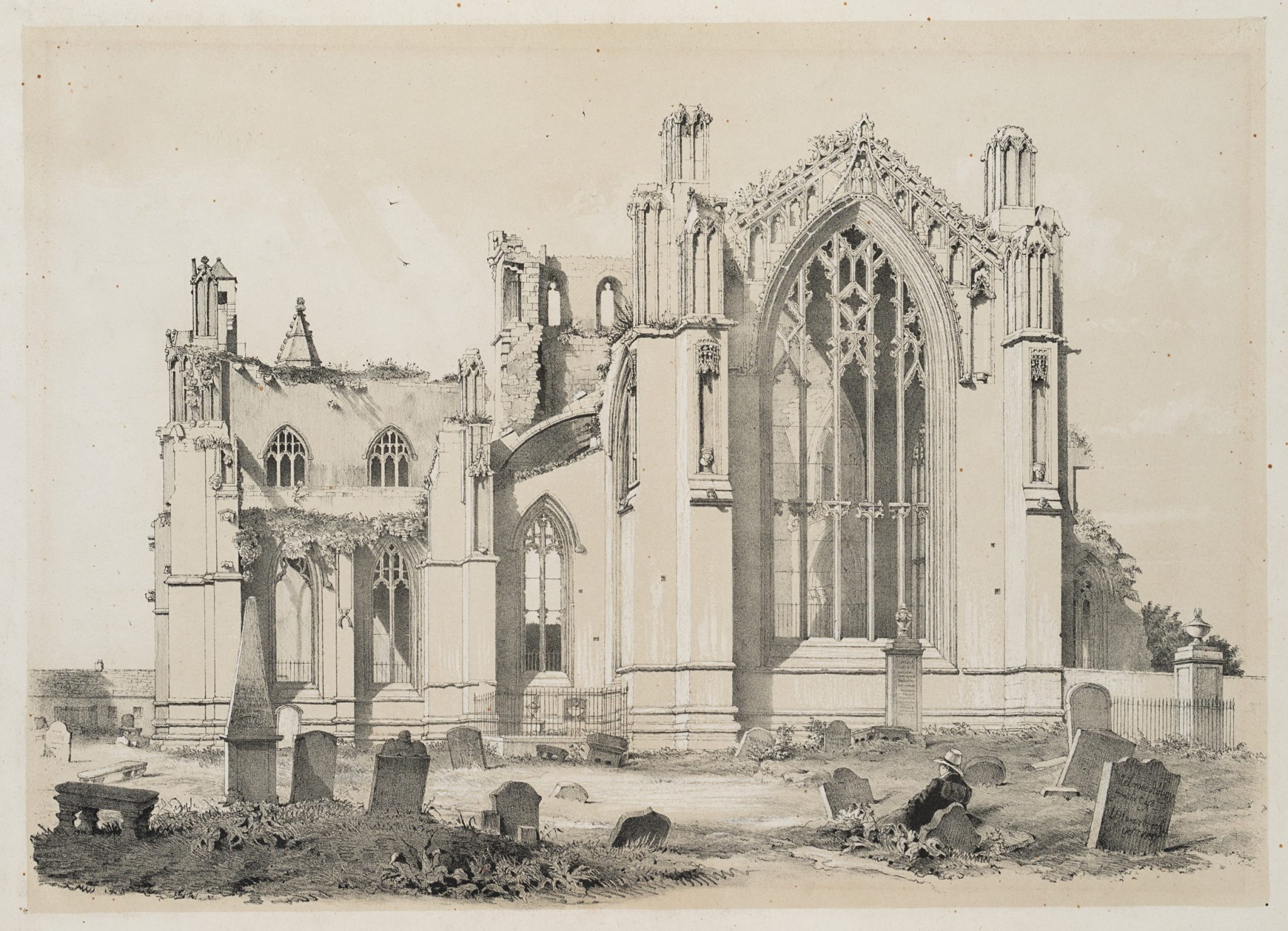 Melrose Abbey in Schottland