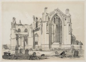 Melrose Abbey in Schottland
