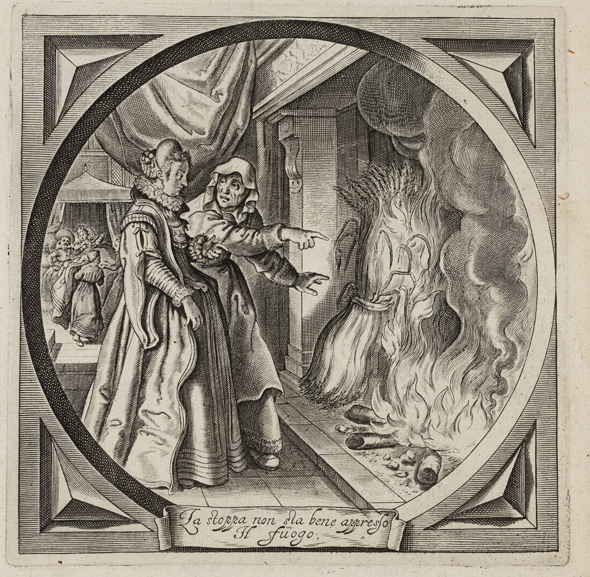 Zwei Frauen am Feuer