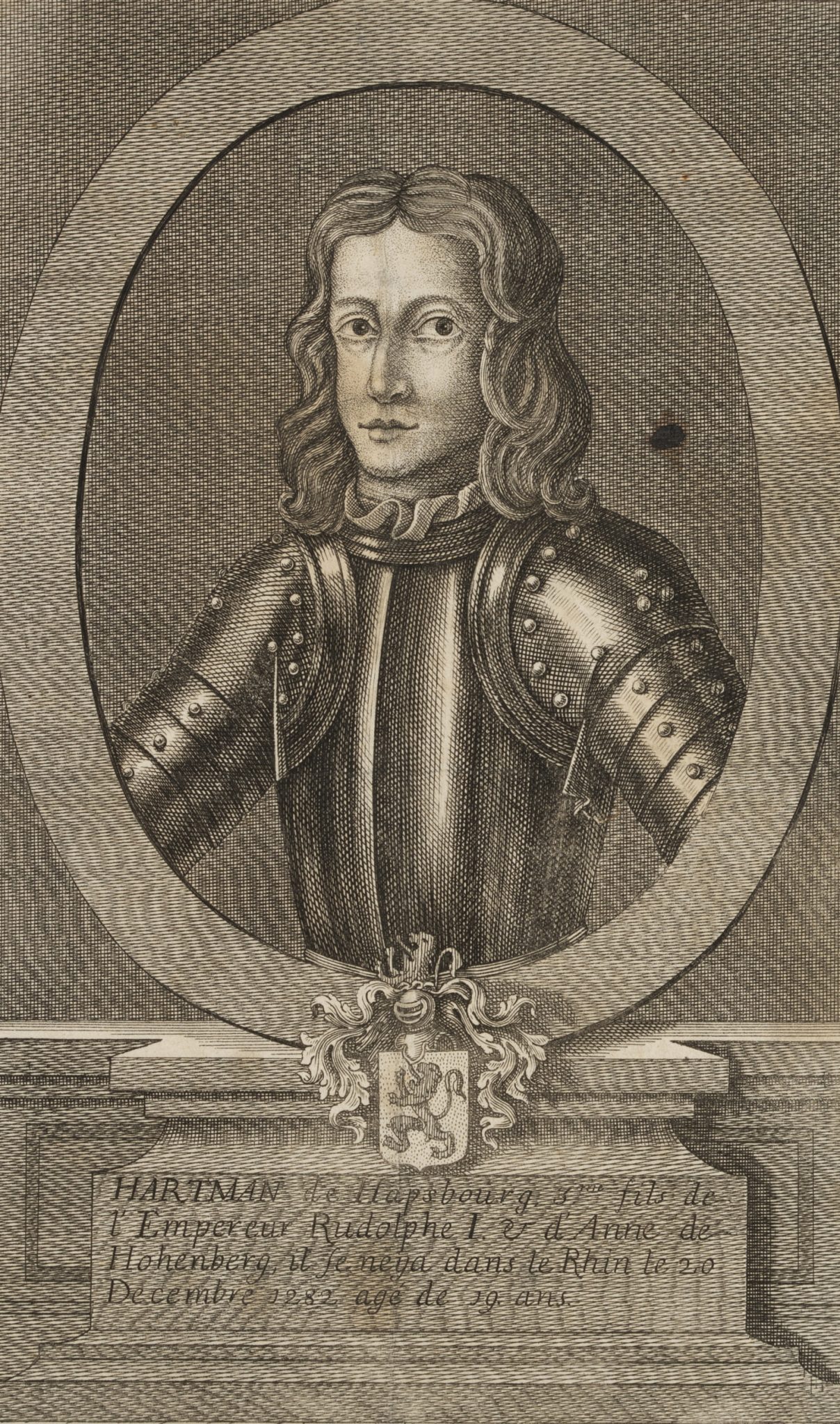 Portrait des Hartmann von Habsburg