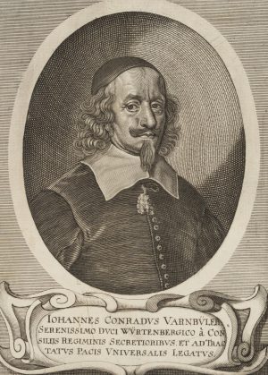 Portrait des Johann Konrad Varnbüler