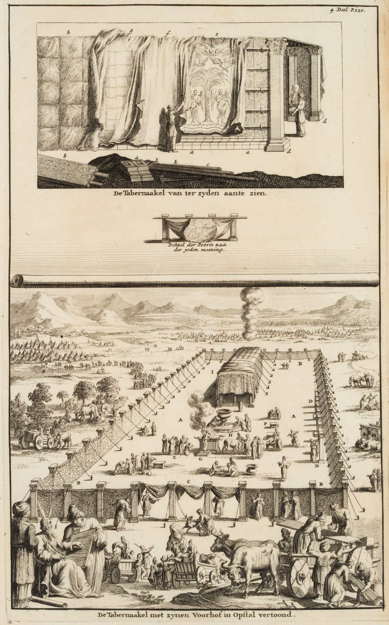 Blick auf Mischkan und Vorhof