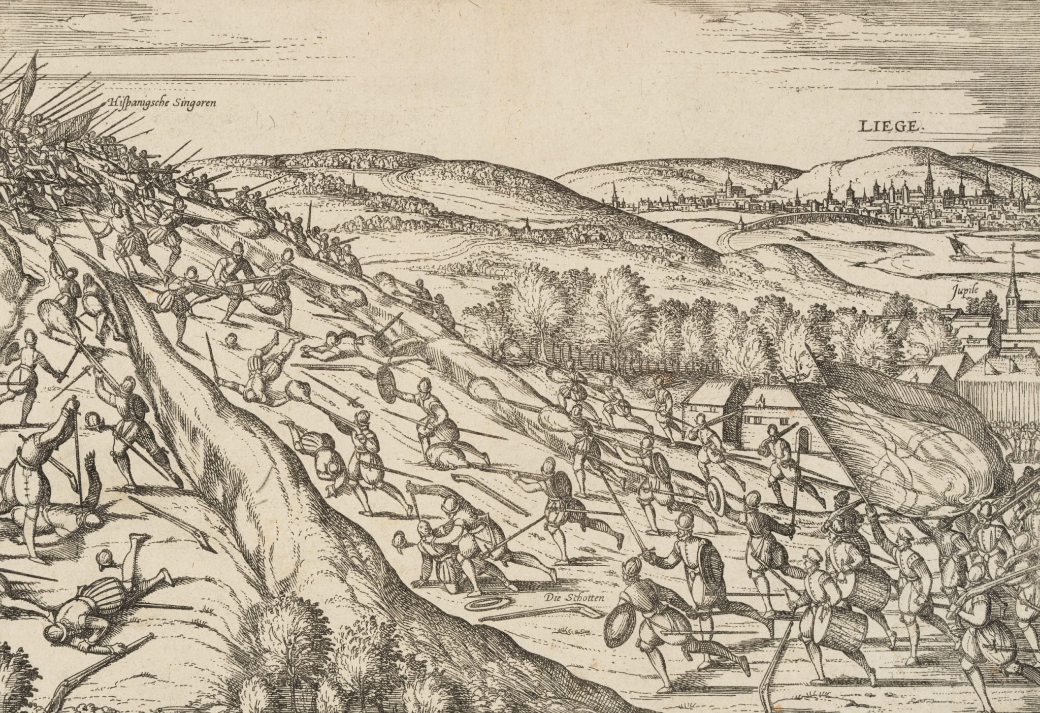Sieg der Schotten, Nähe Lüttich, 1577