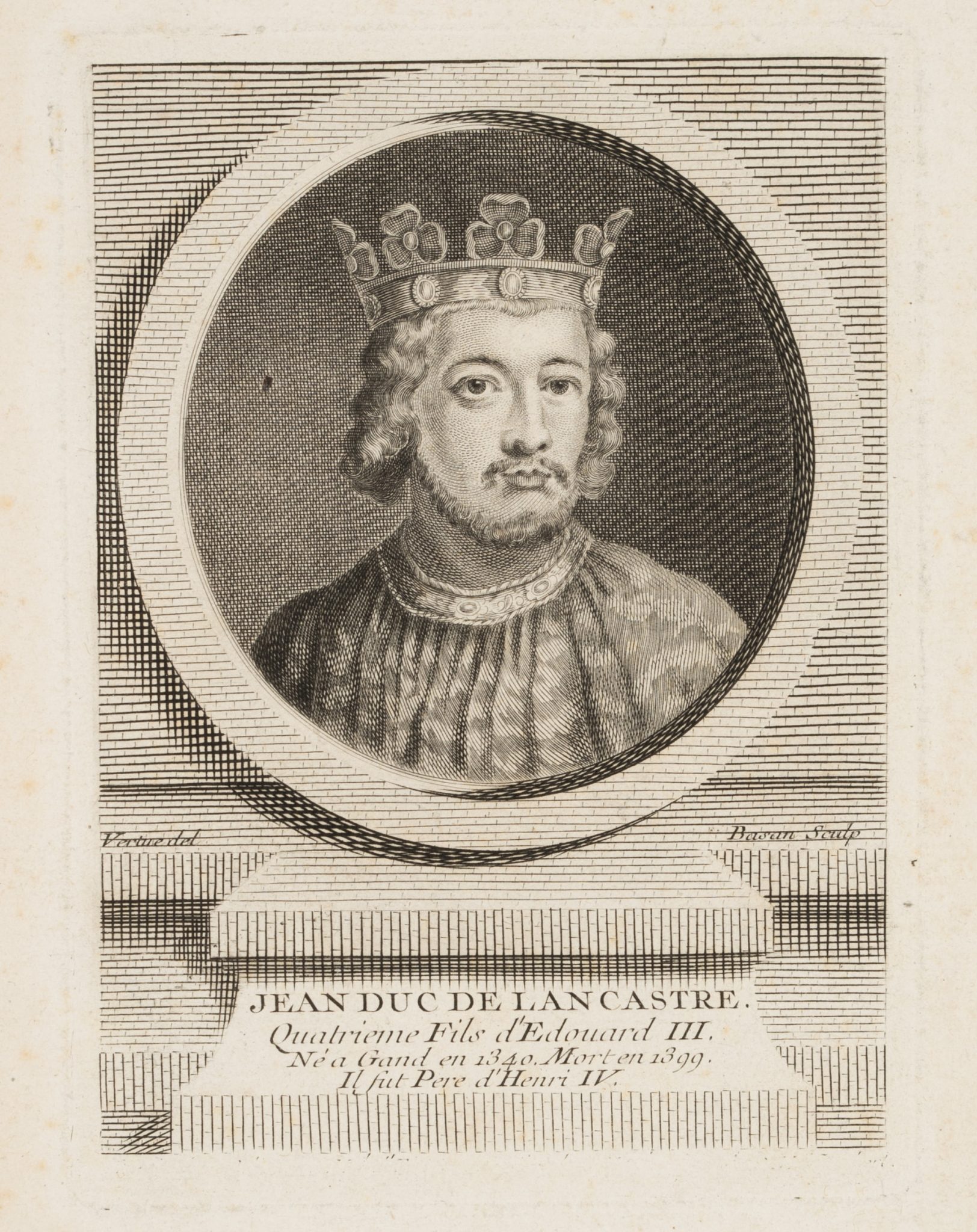 Portrait des Jean Duc de Lancastre