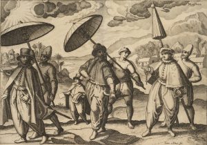 Spaziergang durch indische Landschaft