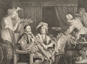 Lorbeerkrönung am Sterbebett
