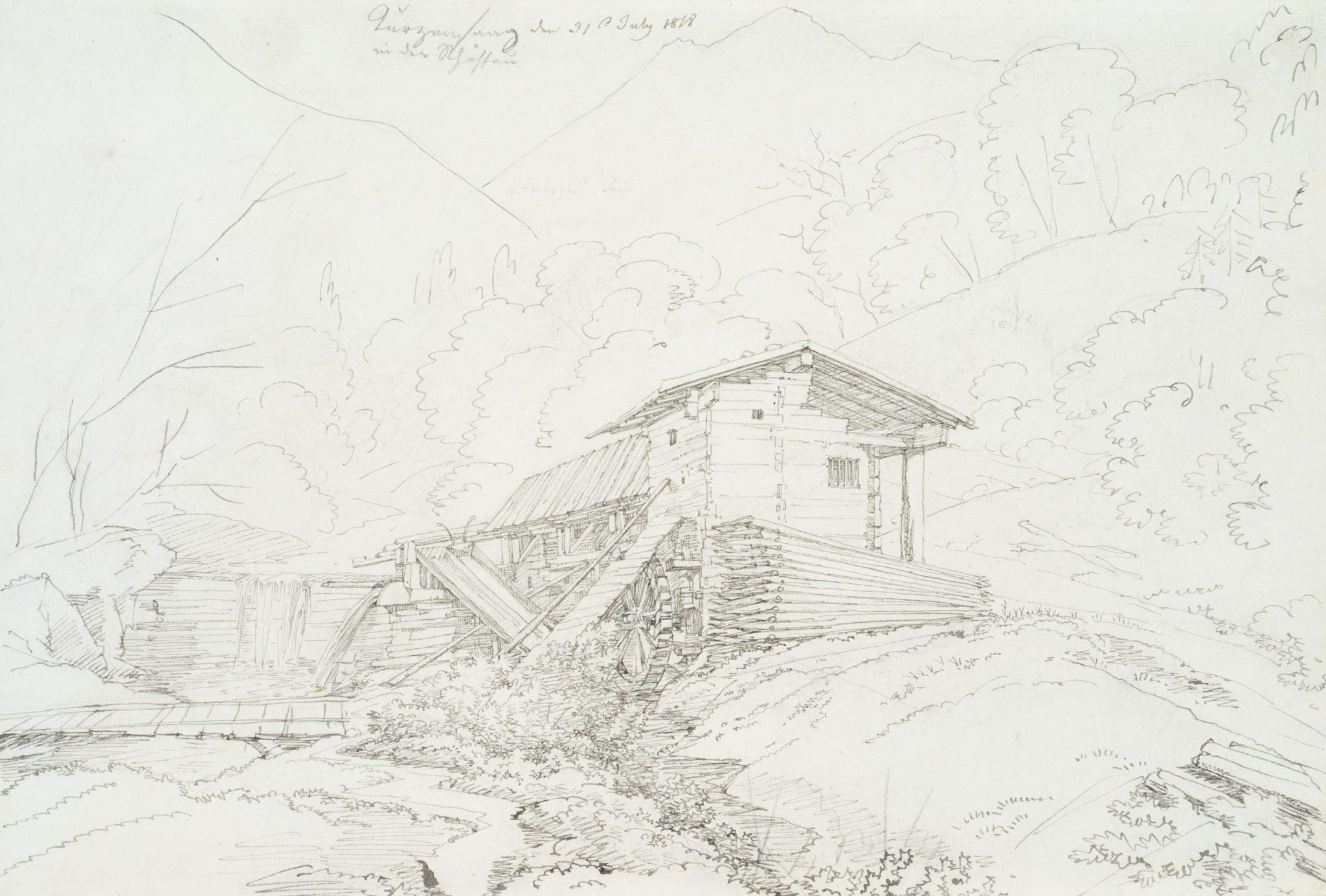 Mühle bei Pfaffnau, Schweiz