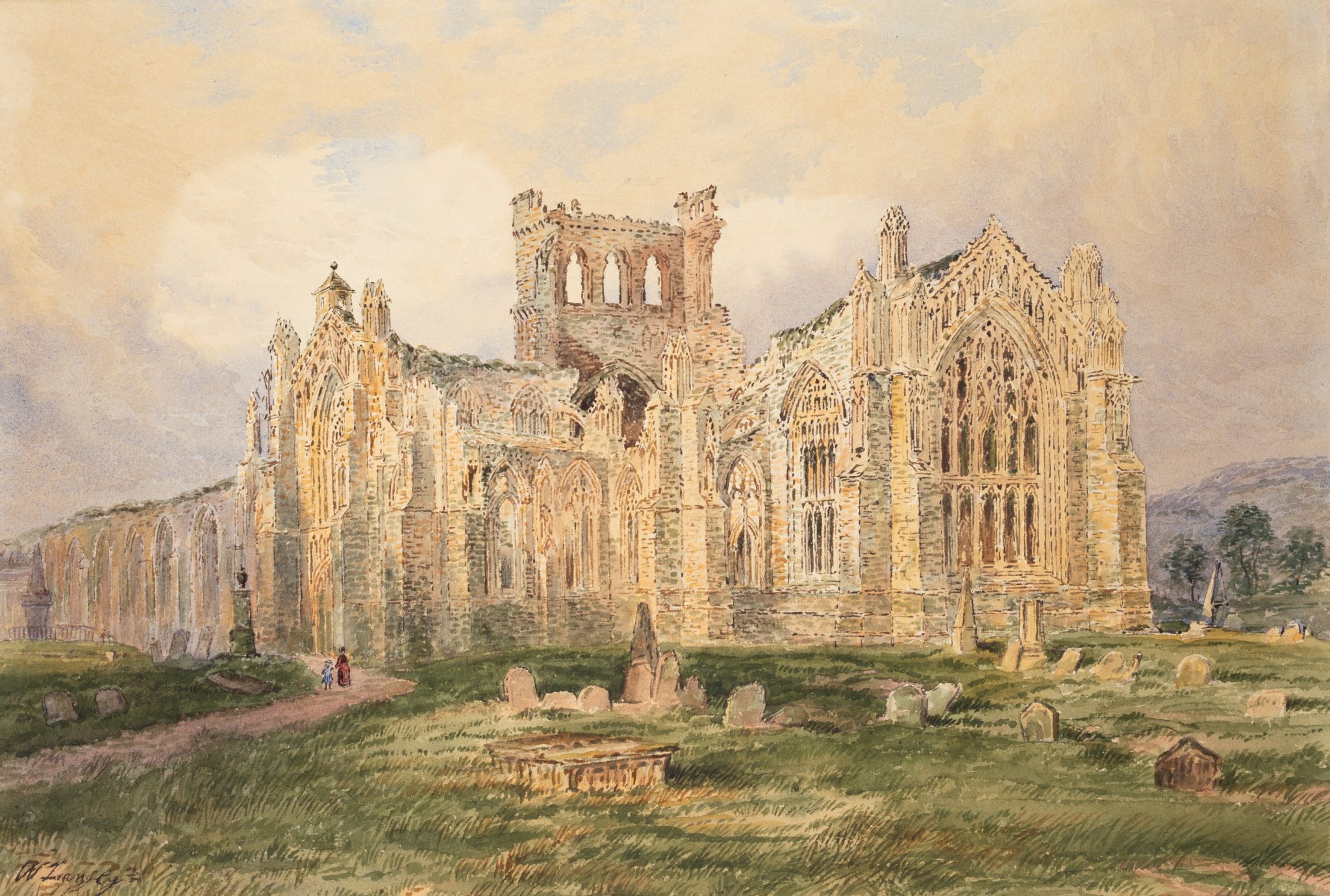 Melrose Abbey, Schottland