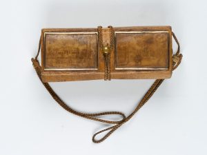 Biedermeier-Näh-Etui, Leder