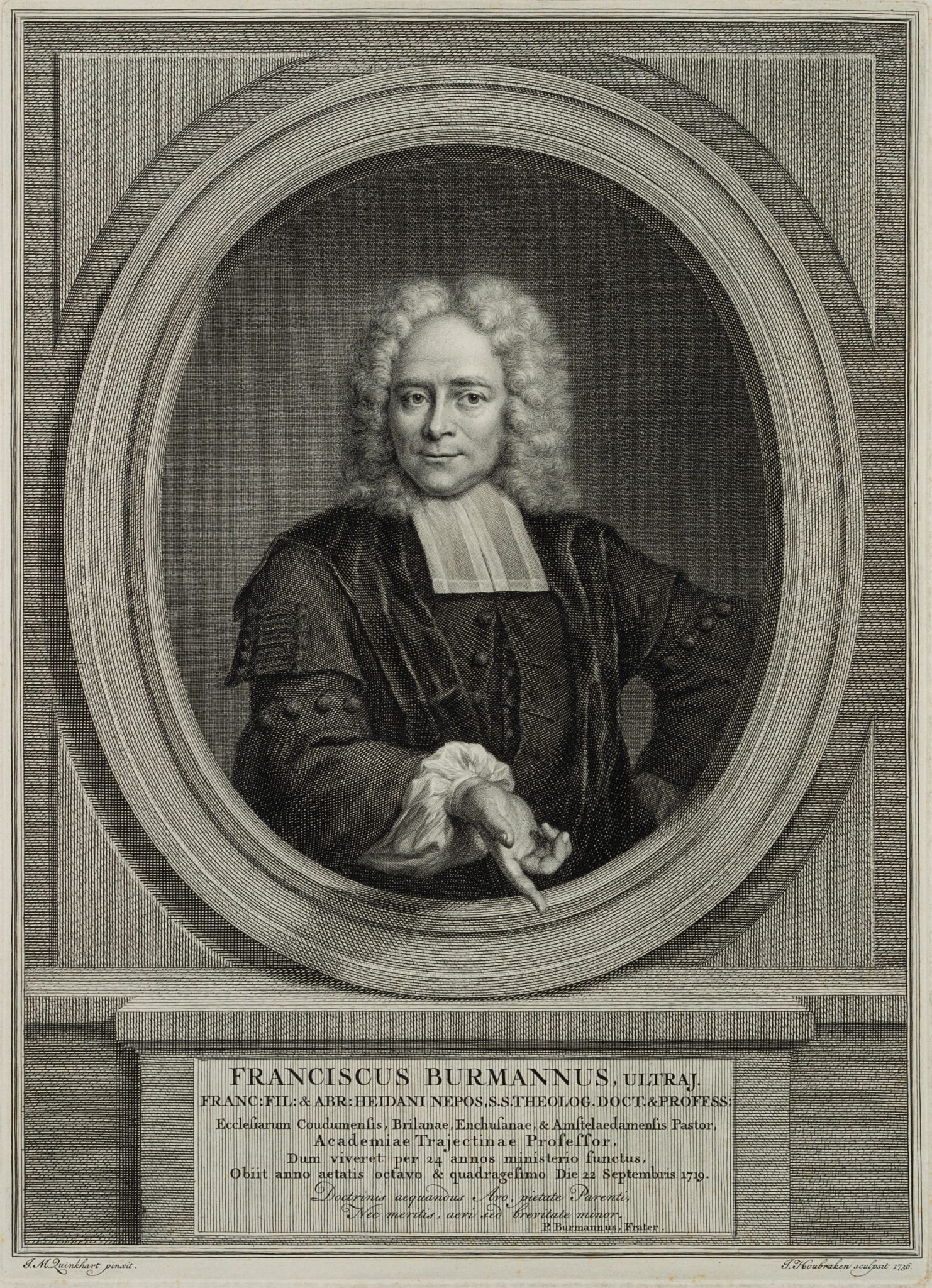 Porträt des Frans Burman (1708-1793)