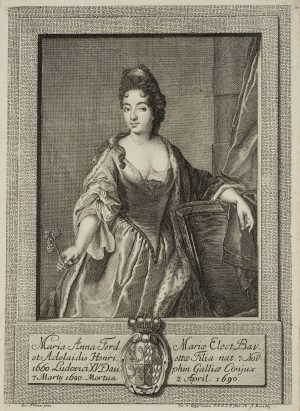 Portrait der Maria Anna (1600-1690), Prinzessin von Bayern