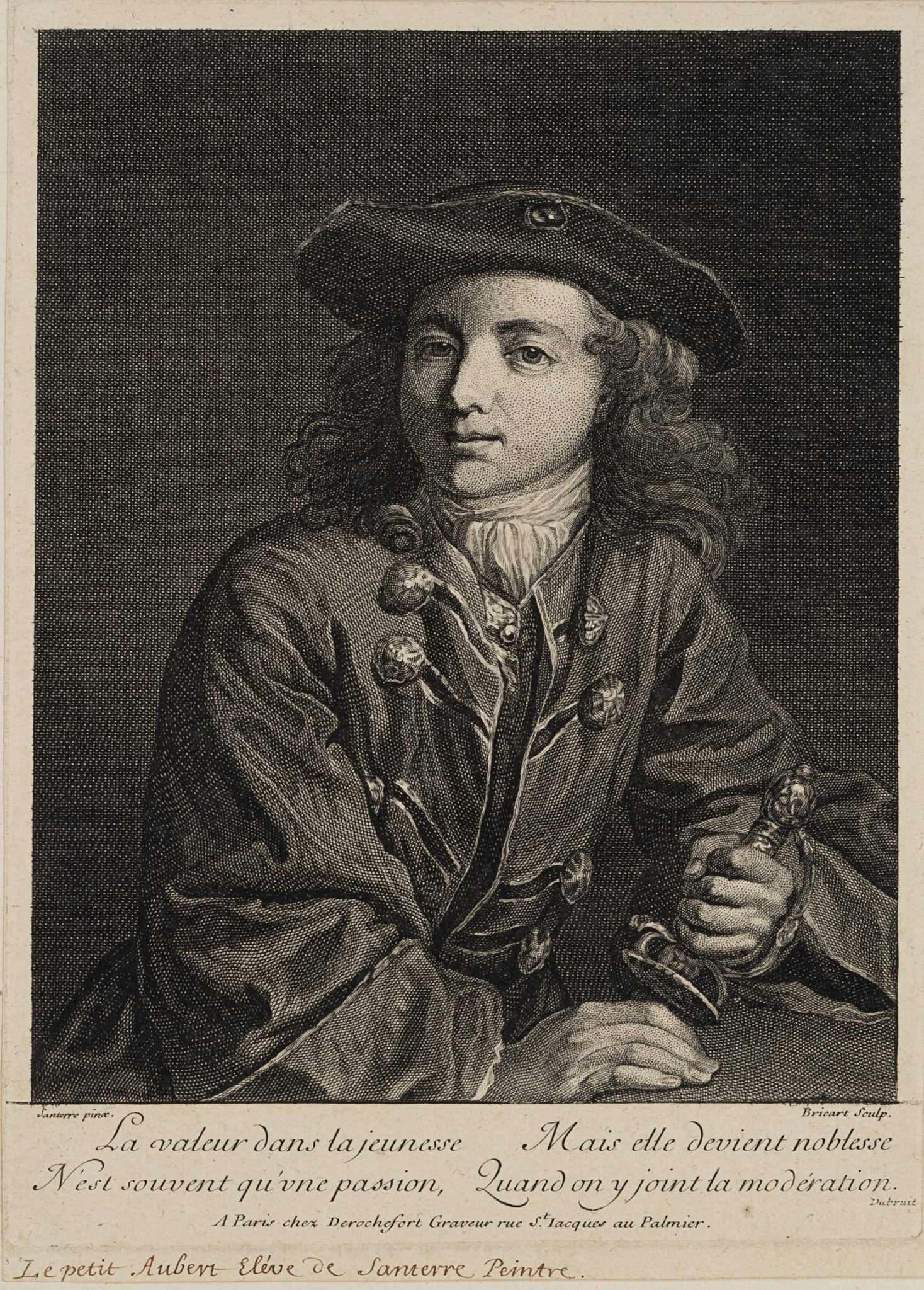 Aubert, Schüler von Santerre
