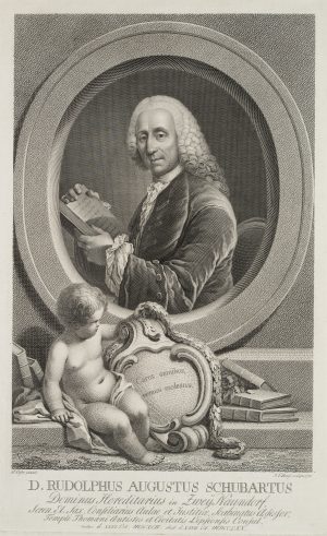 Portrait des Rudolph August Schubart (1694-1770)