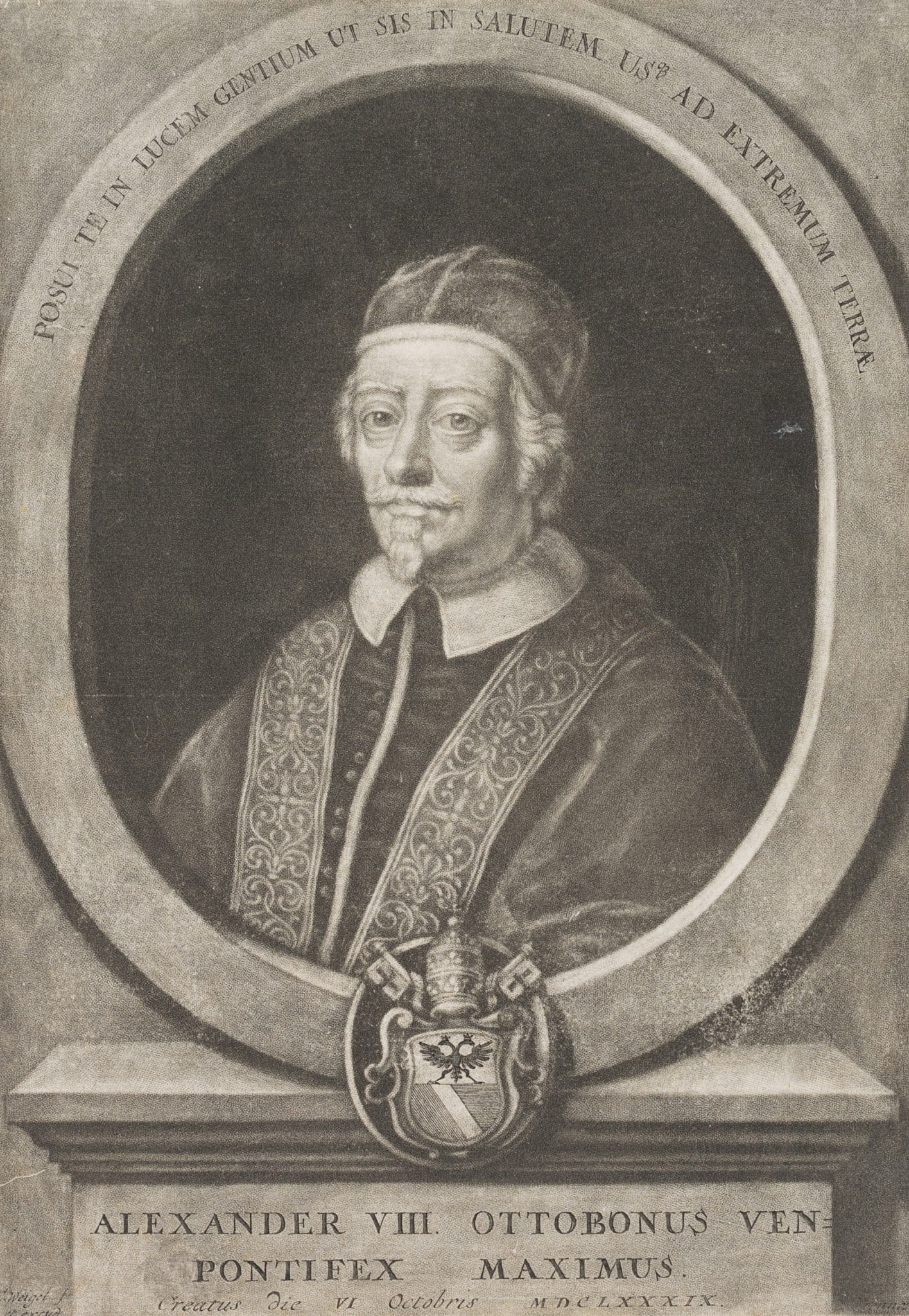 Portrait des Papst Alexander VIII.