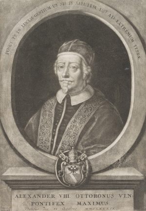 Portrait des Papst Alexander VIII.