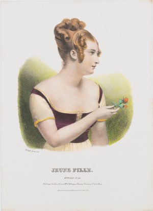 Mädchenportrait mit Rose