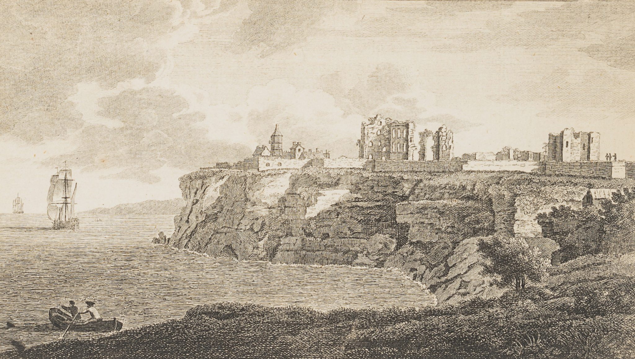 Tynemouth Castle in Nordengland