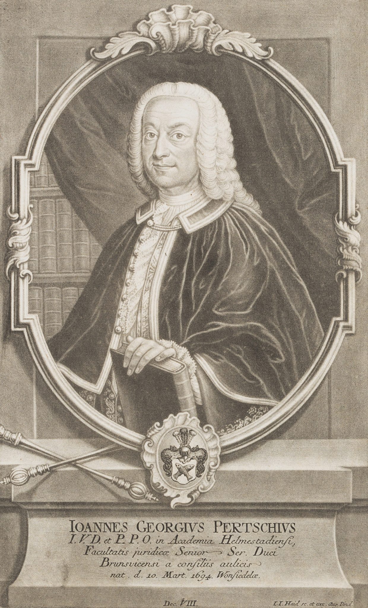 Portrait des Johann Georg Pertsch