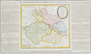 Landkarte. Königreich Böhmen