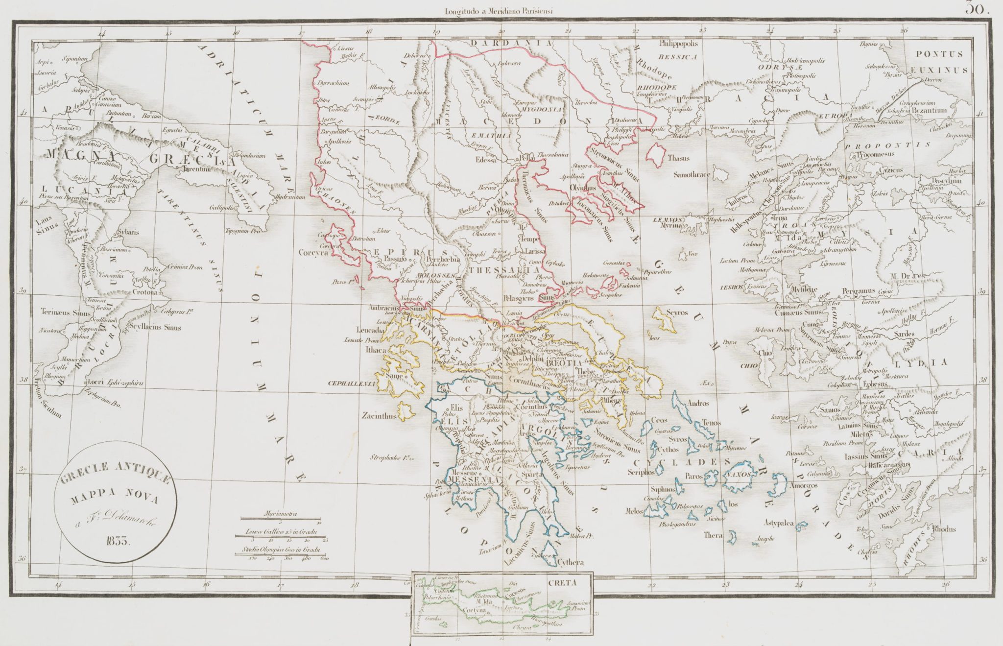 Graeciae Antique. Mappa Nova