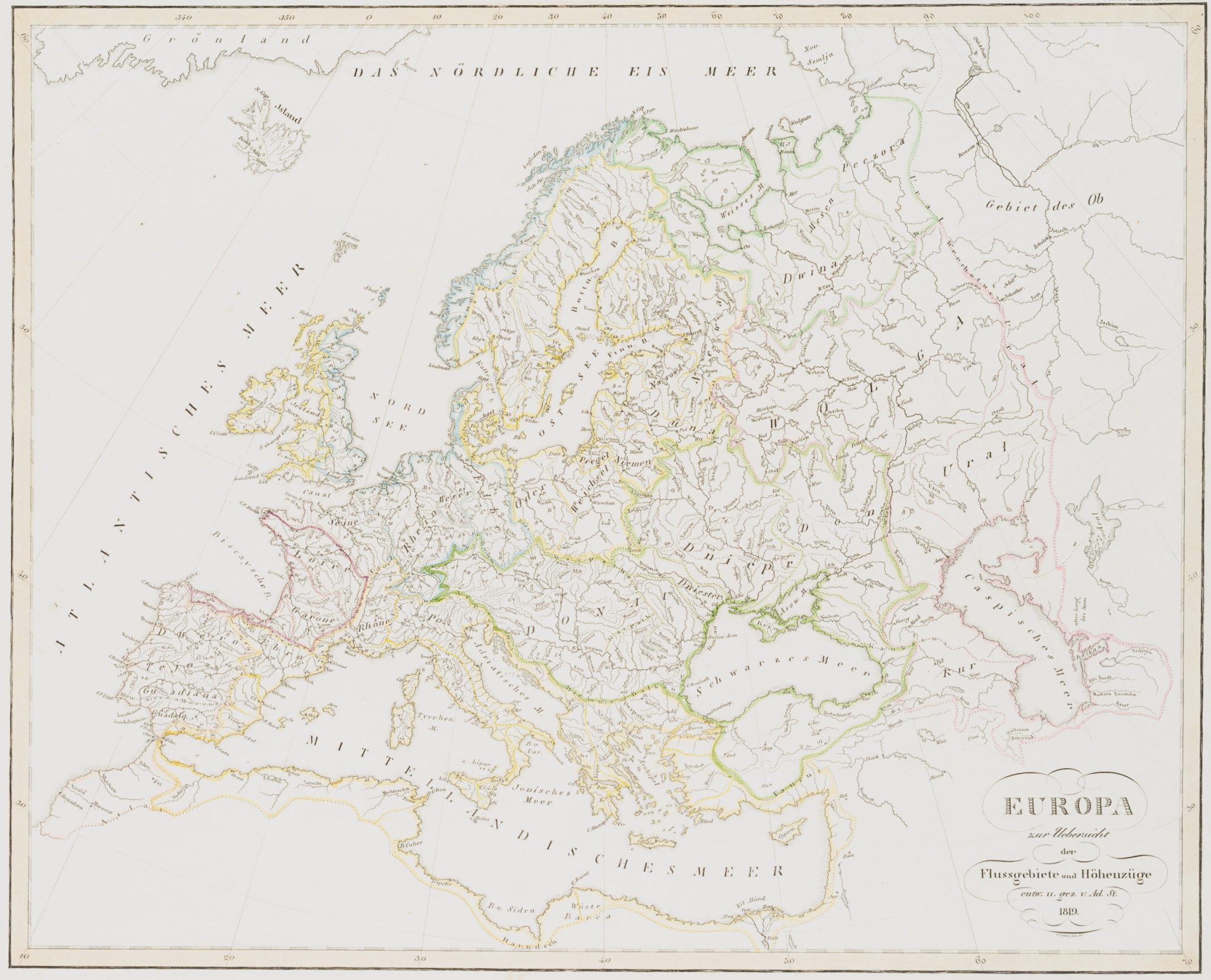 Landkarte von Europa