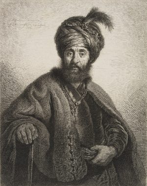 Greis in persischer Tracht