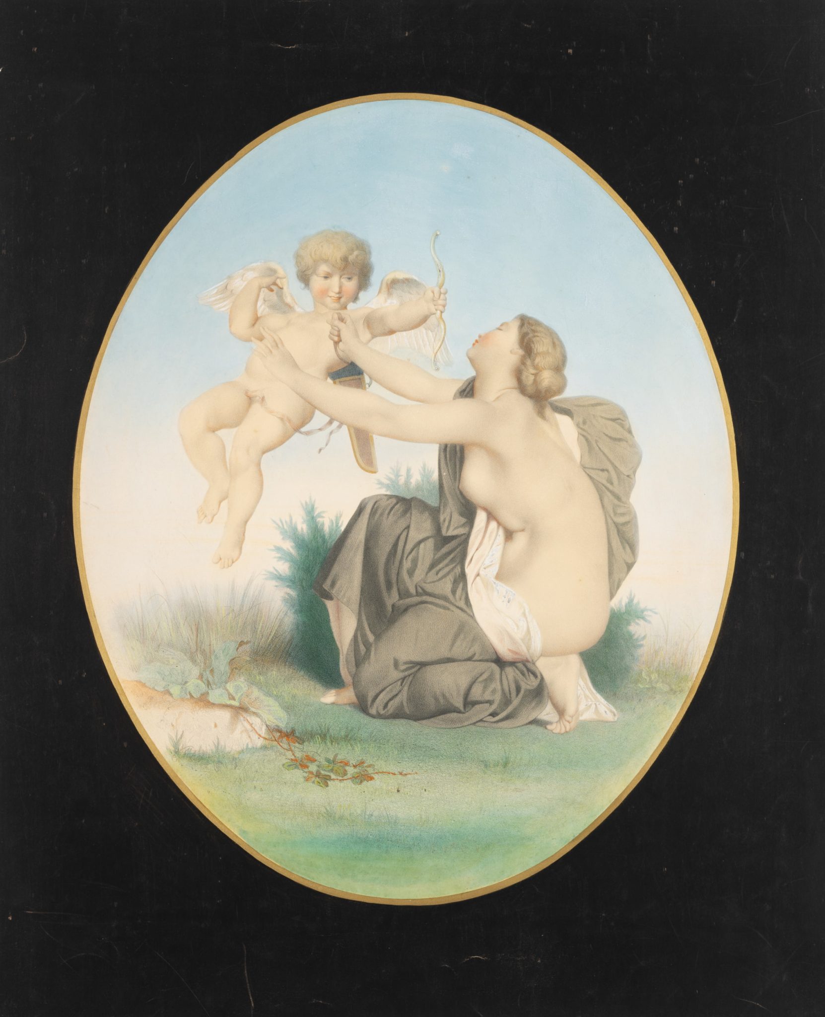 Venus mit fliegendem Amor