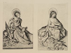 Evangelisten Lukas u. Johannes. Reichsdruck