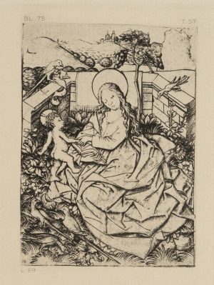 Madonna. Hortus Conclusos. Reichsdruck