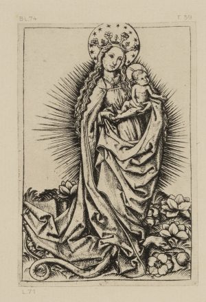 Madonna mit Kind. Reichsdruck