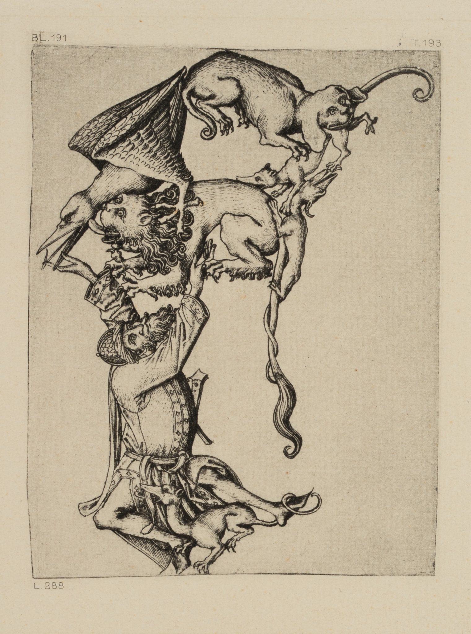 Figurenalphabet. Buchstabe F. Reichsdruck