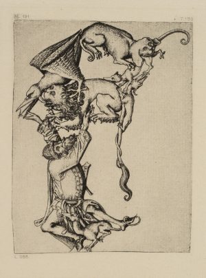 Figurenalphabet. Buchstabe F. Reichsdruck
