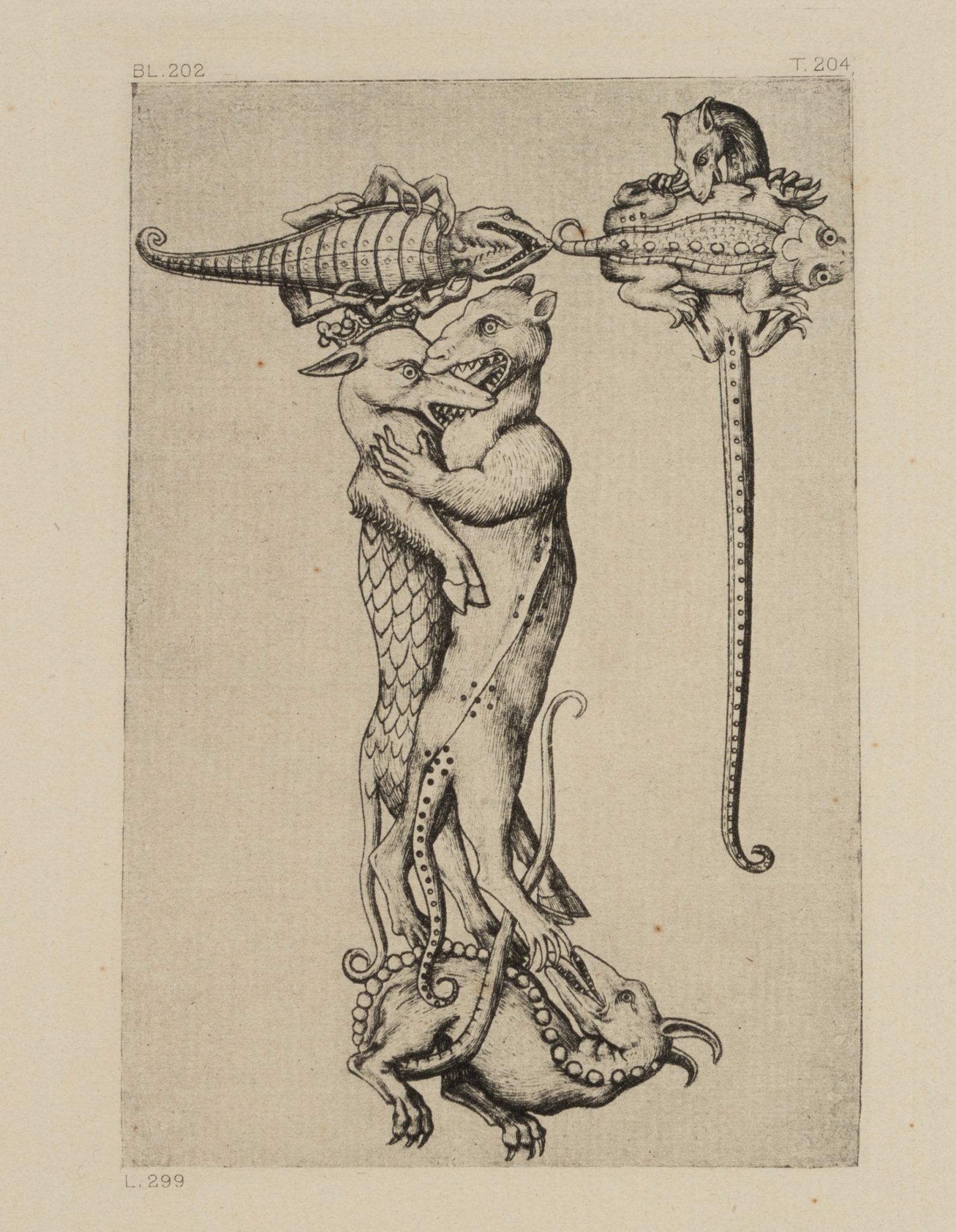 Figurenalphabet. Buchstabe R. Reichsdruck