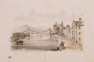 Conwy mit Burg und Brücke