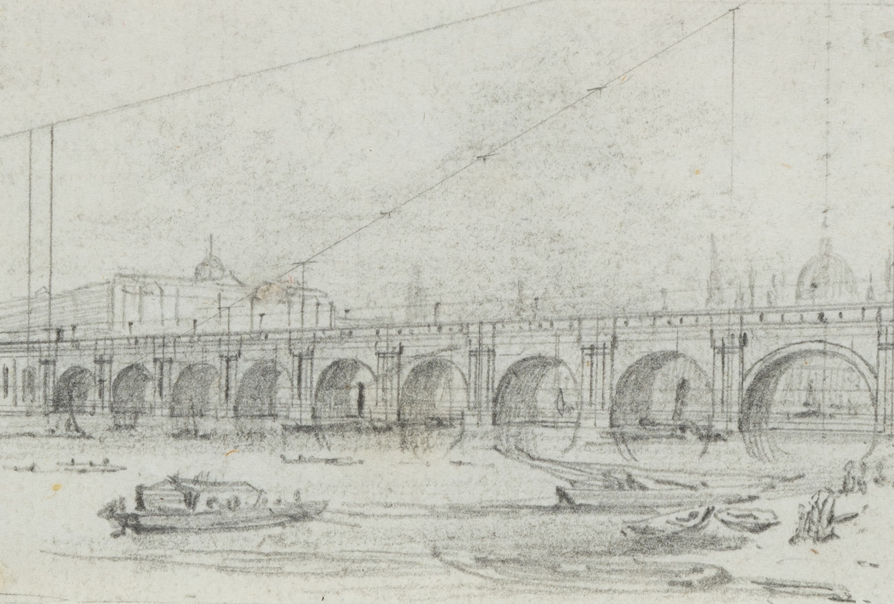 Blick auf London mit Waterloo Bridge