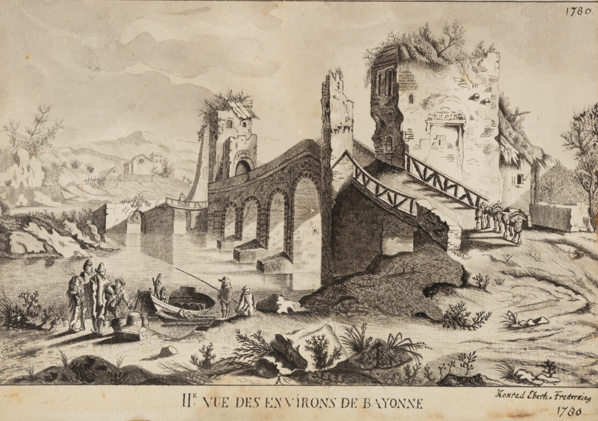 II. Vue des Environs de Bayonne