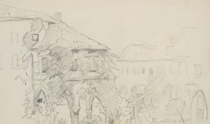 Gebäude mit Säulen in Heidelberg
