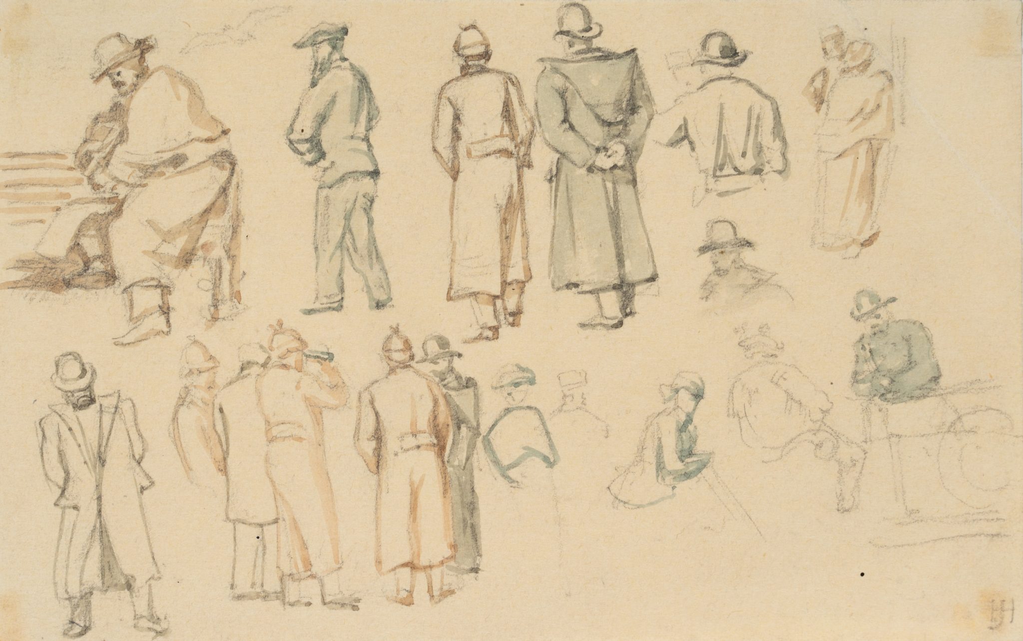 Städtische Figurenstudie