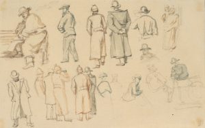 Städtische Figurenstudie