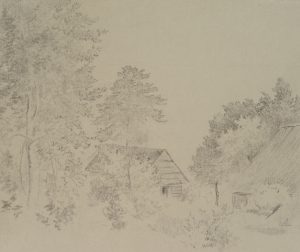 Hütte im Wald