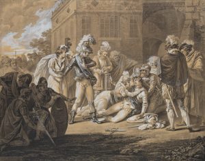 Szene aus 'Männerschwur und Weibertreue'