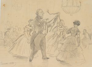 Ballsaal mit Festgesellschaft