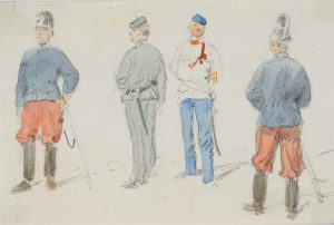 Männer in Uniformen
