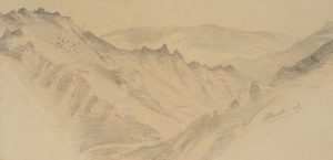 Panoramablick über die Felslandschaft von Altenahr