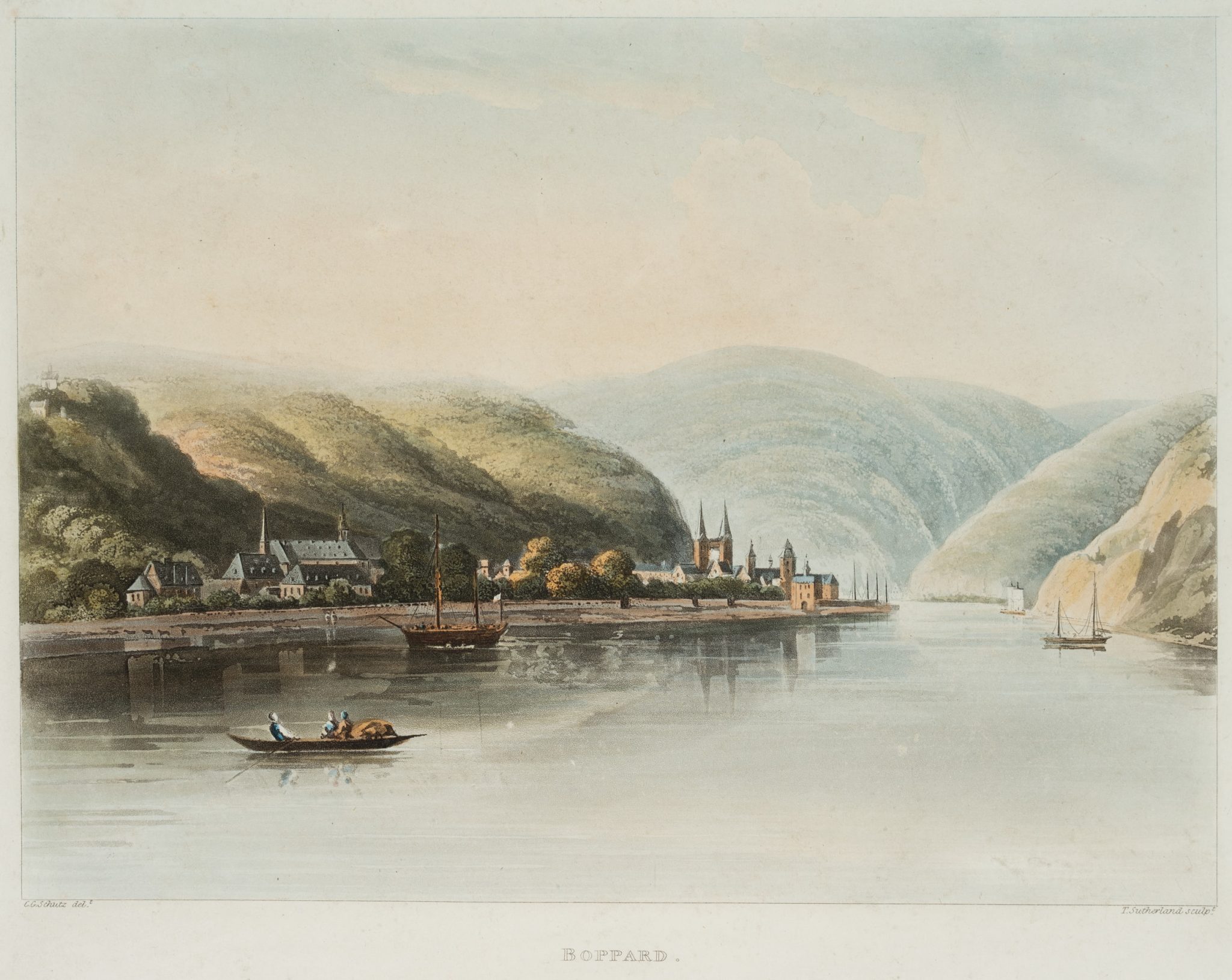 Ansicht von Boppard am Rhein