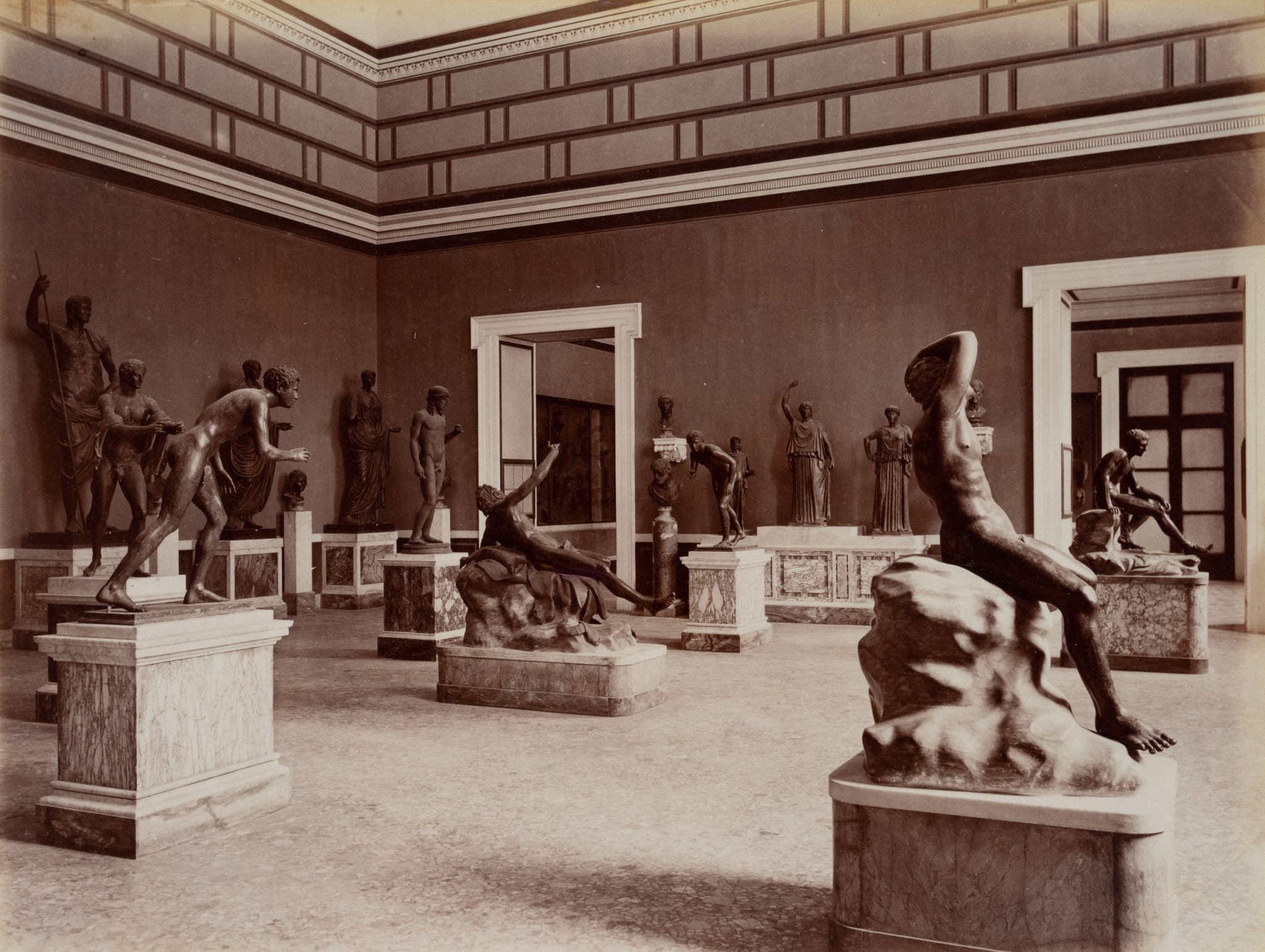 Bronzen in Museo Nazionale, Neapel