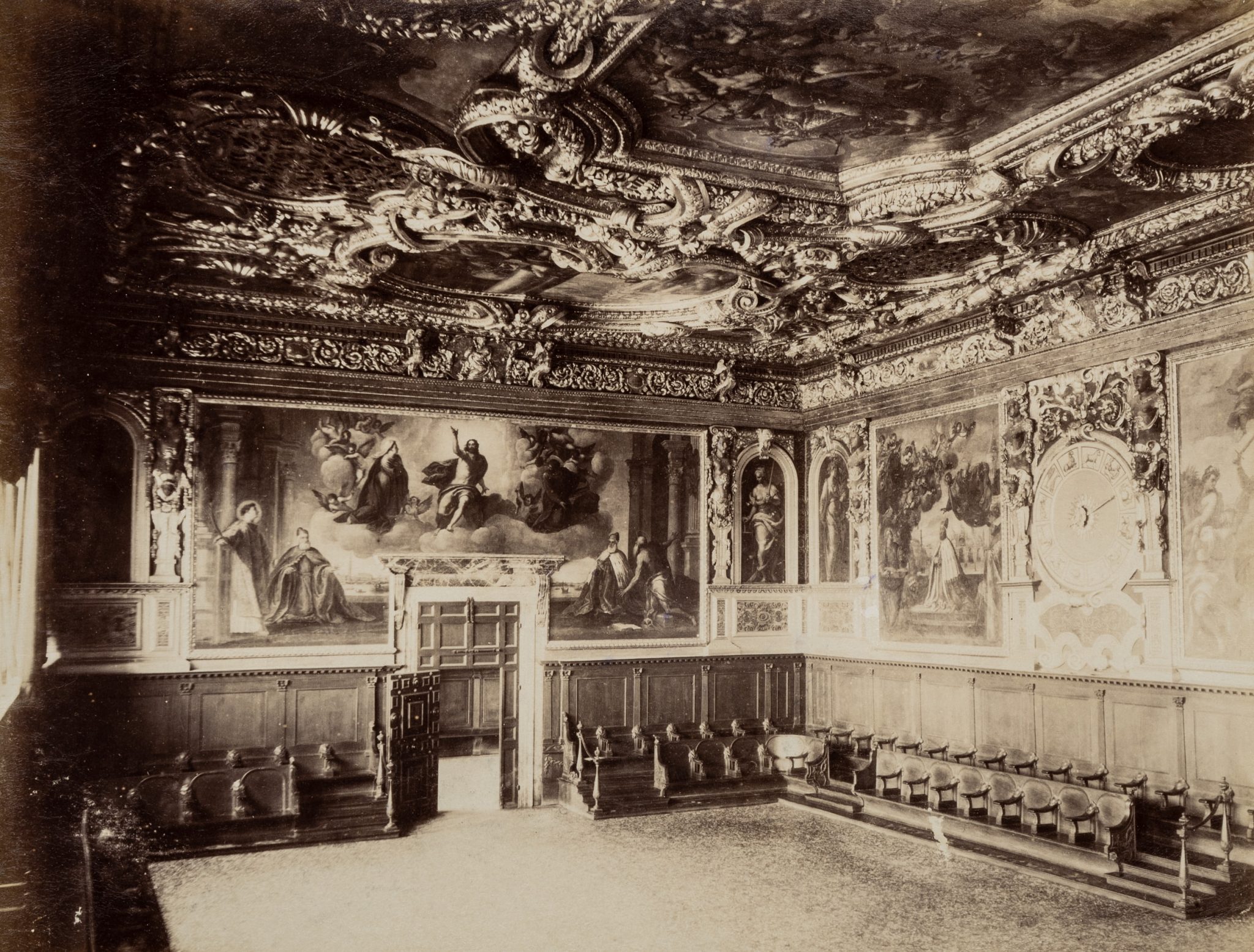 Saal im Dogenpalast in Venedig
