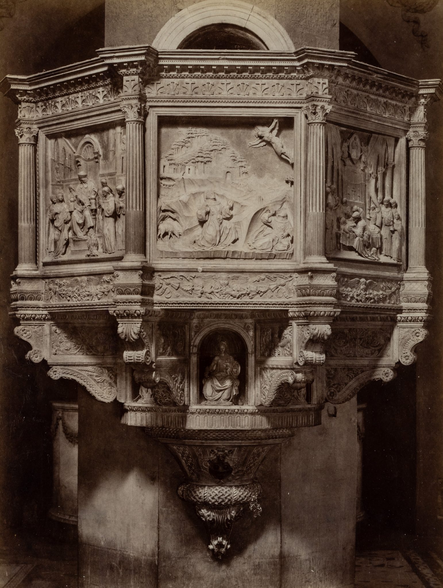 Kanzel in Santa Croce, Florenz