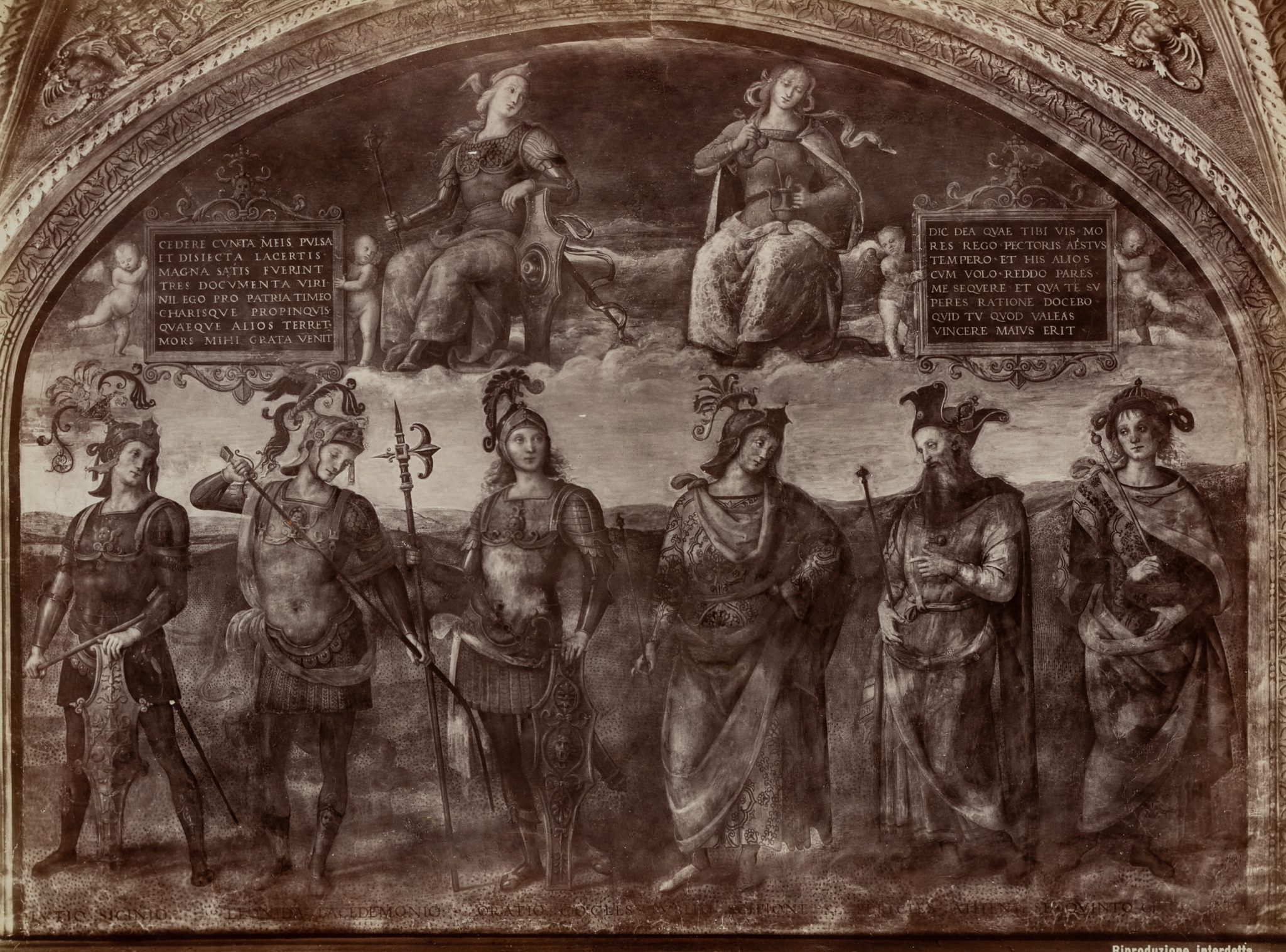 Fresko im Collegio del Cambio, Perugia