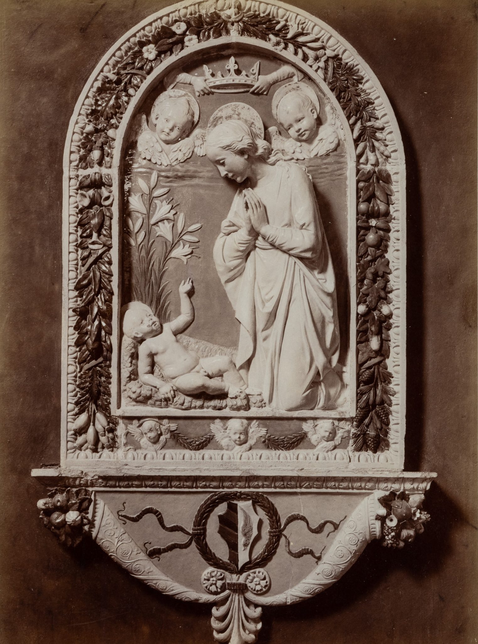 Madonna mit Kind, Terrakotta, Florenz